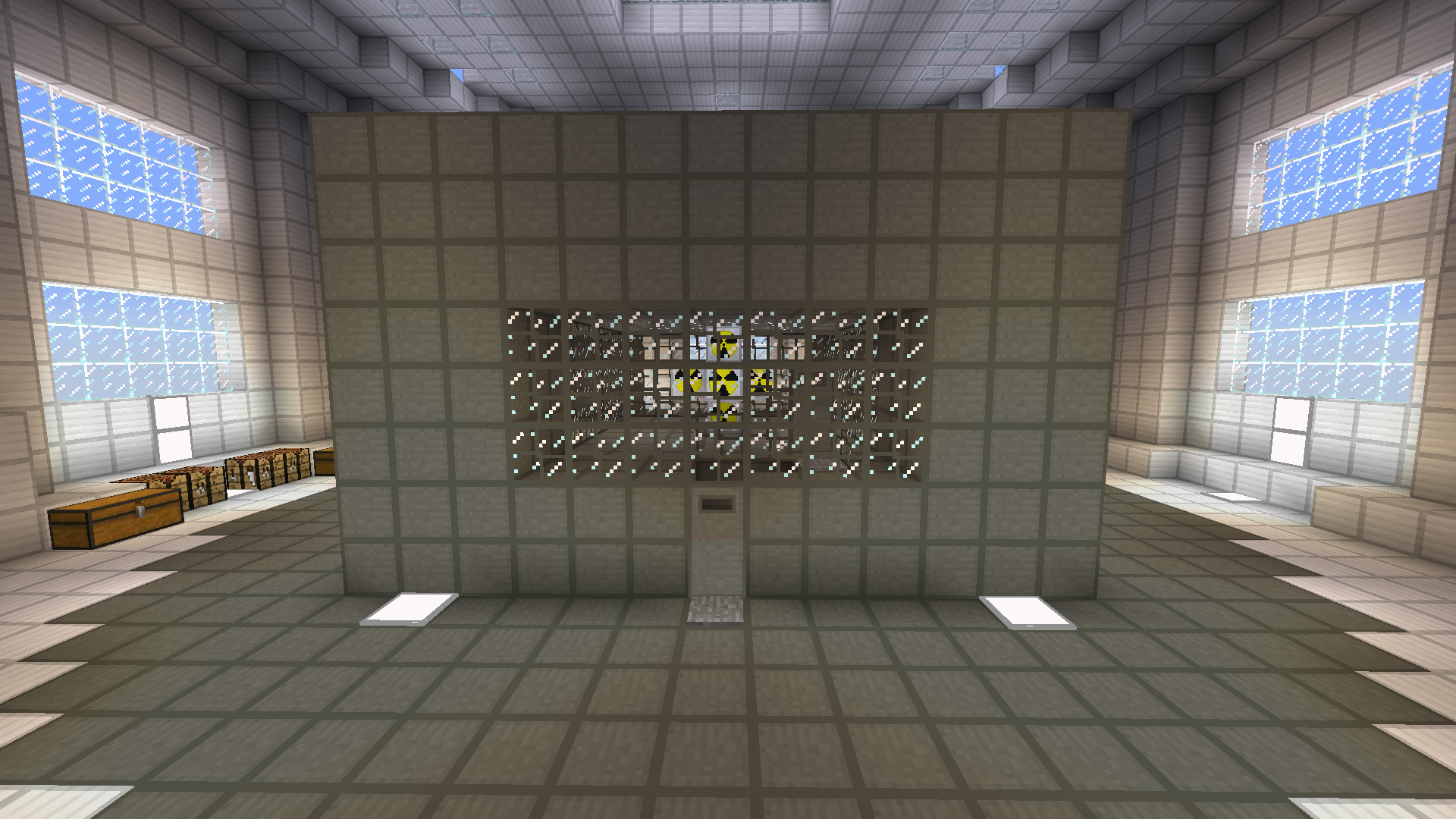 front of reactor chamber